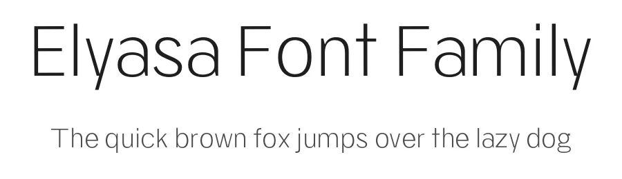 Elyasa Font Family by Angin Studio — Sans Serif Font