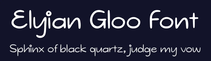 Elyian Gloo Font by Denustudios — Display Font — thumbnail 2