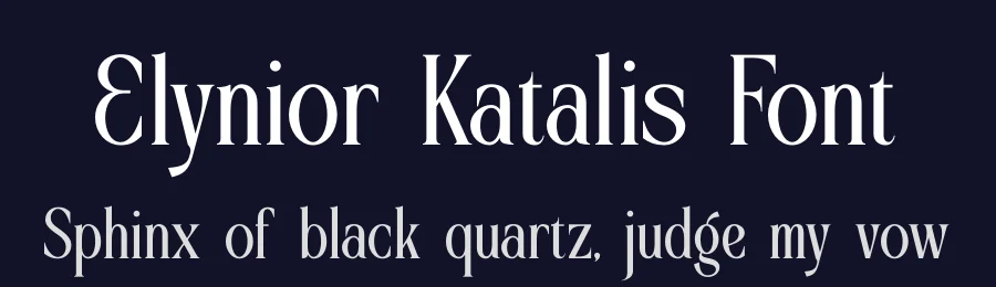 Elynior Katalis Font by Denustudios — Serif Font — thumbnail 2