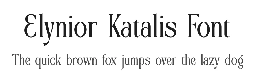 Elynior Katalis Font by Denustudios — Serif Font