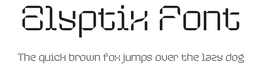 Elyptix Font by Fumitype โ Display Font