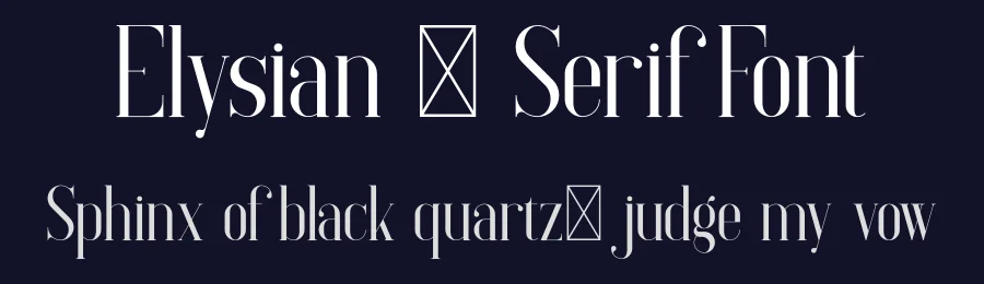 Elysian – Serif Font by vp_creative_shop — Serif Font — thumbnail 2