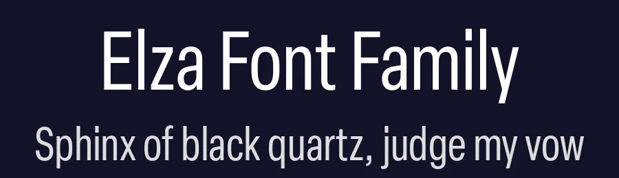 Elza Font Family by Blackletra — Sans Serif Font — thumbnail 2