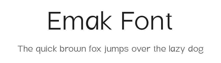 Emak Font by afkaristudio — Sans Serif Font