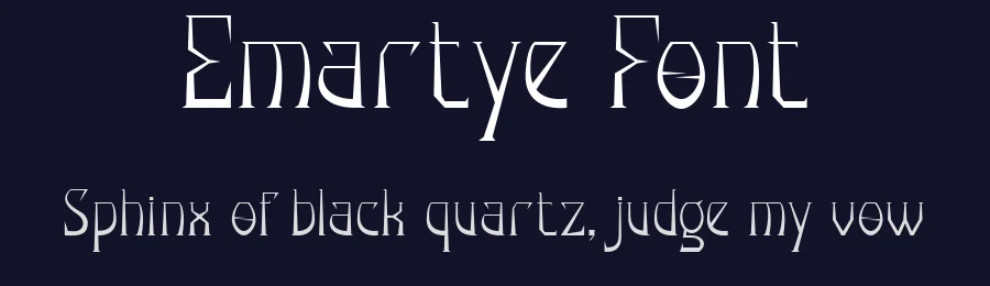 Emartye Font by madeDeduk — Display Font — thumbnail 2