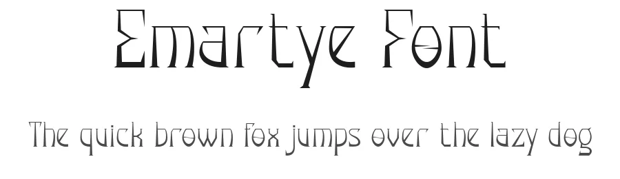 Emartye Font by madeDeduk — Display Font
