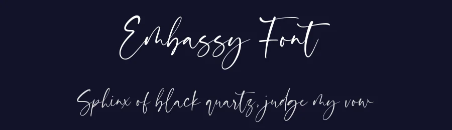 Embassy Font by Timur type — Script Handwritten Font — thumbnail 2
