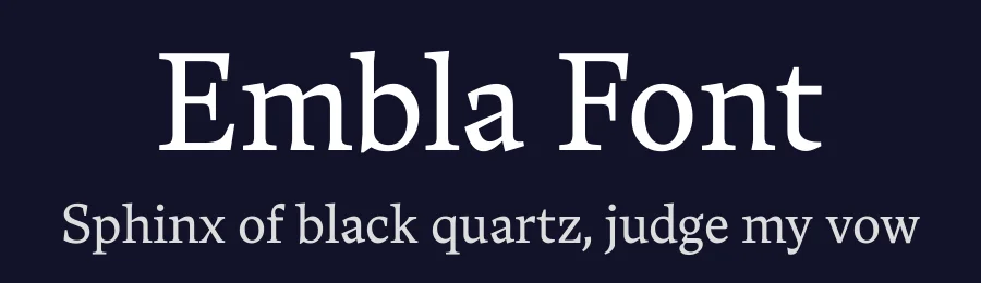 Embla Font by Black Foundry — Serif Font — thumbnail 2
