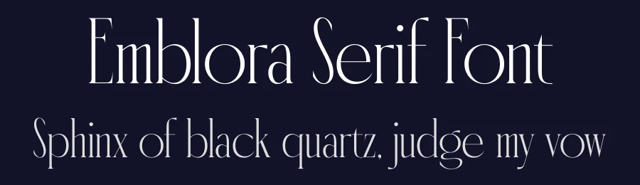 Emblora Serif Font by timelesstype.co — Display Font — thumbnail 2