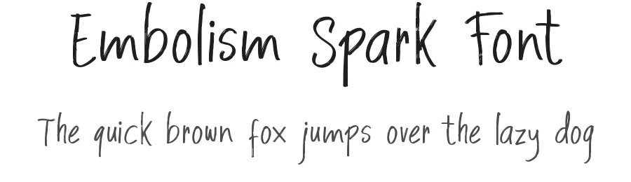 Embolism Spark Font by Koplexsstudio β Script Handwritten Font