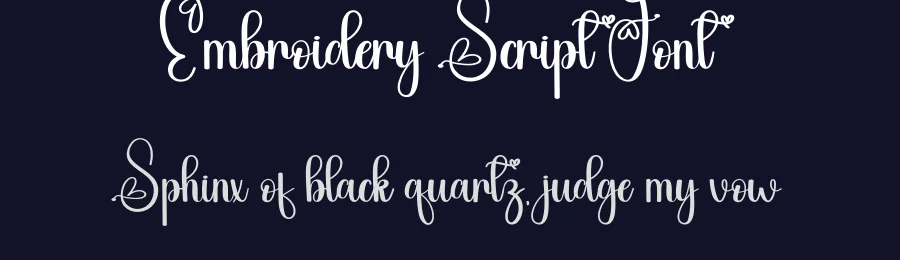Embroidery Script Font by andikastudio — Script Handwritten Font — thumbnail 2