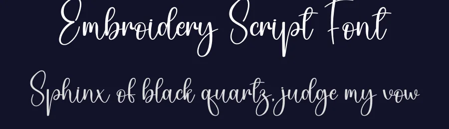 Embroidery Script Font by andikastudio — Script Handwritten Font — thumbnail 2
