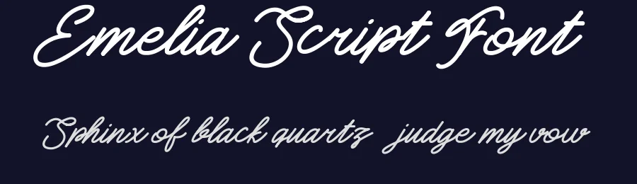 Emelia Script Font by Inviline.co — Script Handwritten Font — thumbnail 2