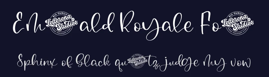 Emerald Royale Font by letterenastudios — Script Handwritten Font — thumbnail 2