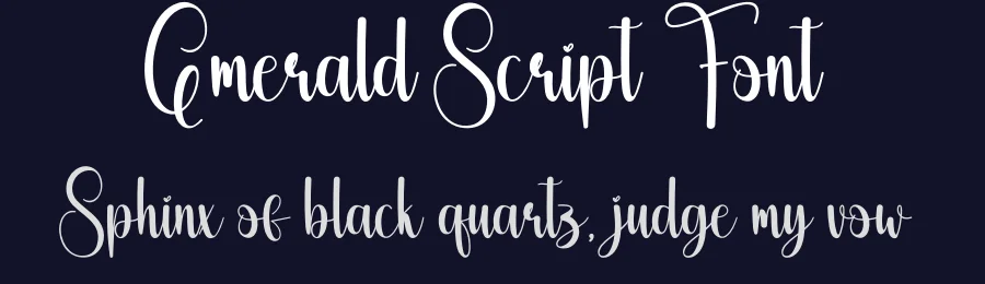 Emerald Script Font by andikastudio — Script Handwritten Font — thumbnail 2
