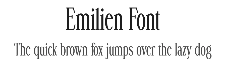 Emilien Font by vpcreativeshop — Display Font