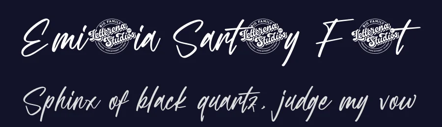 Emillia Sartory Font by letterenastudios — Script Handwritten Font — thumbnail 2