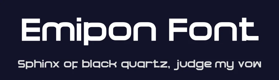 Emipon Font by Letter Fia — Display Font — thumbnail 2