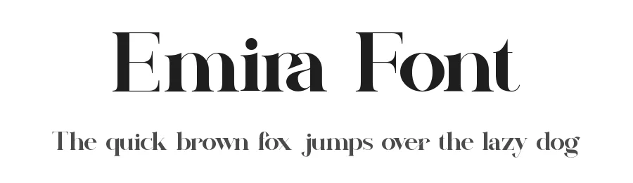 Emira Font by Aqeel Art — Serif Font
