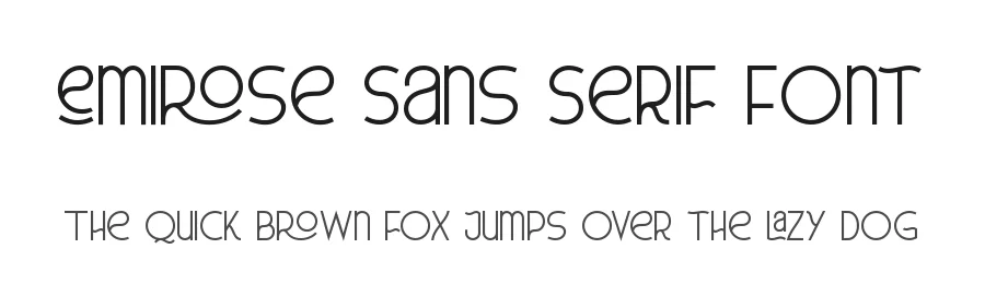 Emirose Sans Serif Font by ErgibiStudio — Sans Serif Font