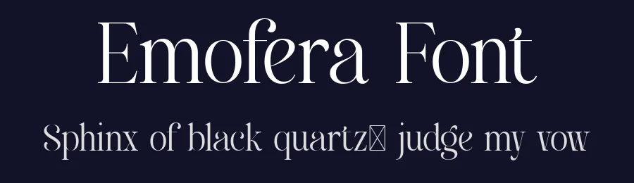 Emofera Font by The_Type — Serif Font — thumbnail 2