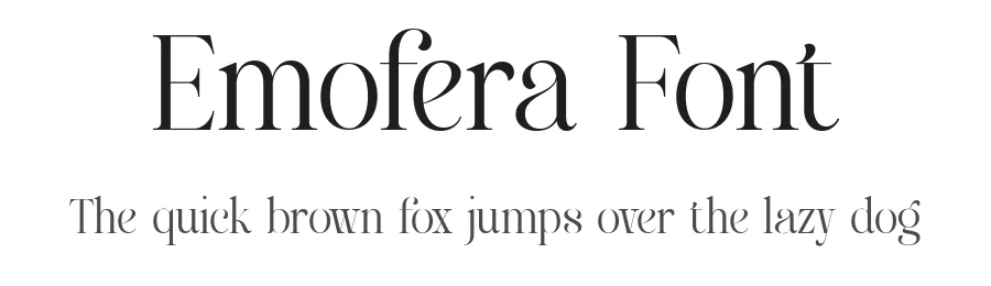 Emofera Font by The_Type — Serif Font