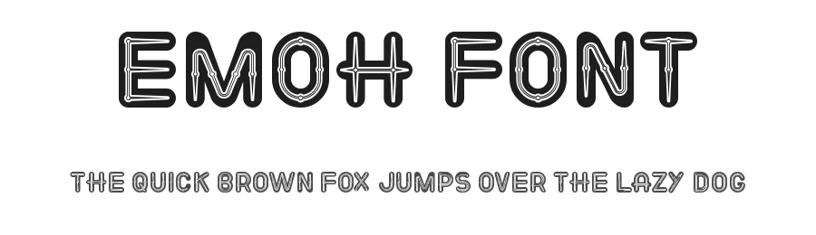 Emoh Font by Maiko Hatta — Display Font