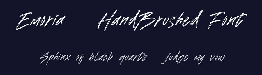 Emoria – HandBrushed Font by genetypeco — Script Handwritten Font — thumbnail 2