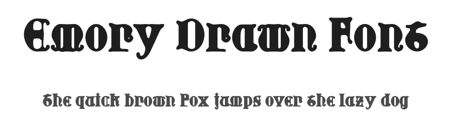 Emory Drawn Font by craftsupplyco — Display Font