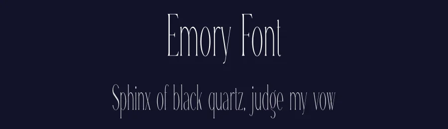 Emory Font by vpcreativeshop — Display Font — thumbnail 2