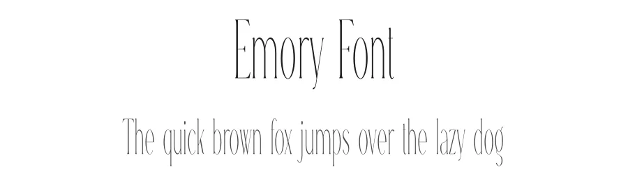 Emory Font by vpcreativeshop — Display Font