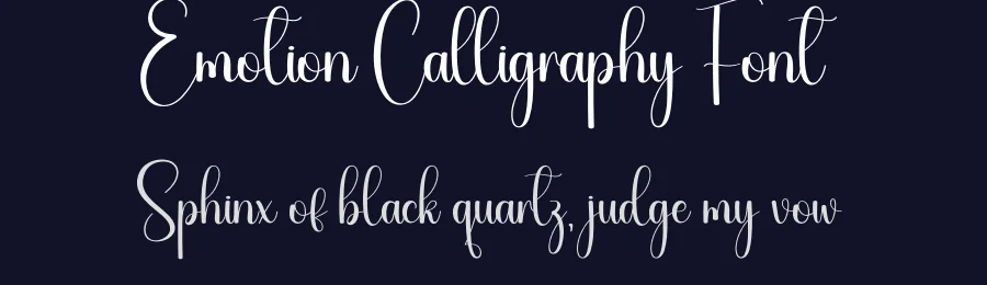 Emotion Calligraphy Font by creativeletter — Script Handwritten Font — thumbnail 2