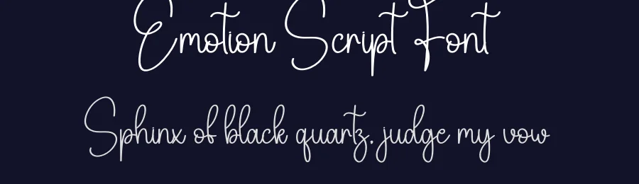 Emotion Script Font by creativeletter — Script Handwritten Font — thumbnail 2