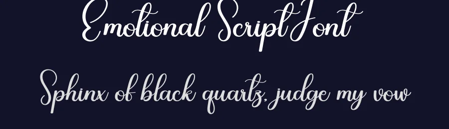 Emotional Script Font by creativeletter — Script Handwritten Font — thumbnail 2