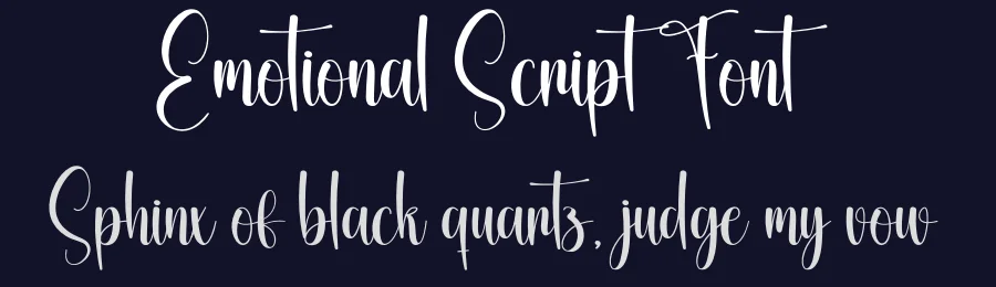 Emotional Script Font by creativeletter — Script Handwritten Font — thumbnail 2