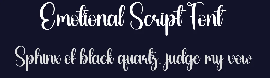 Emotional Script Font by creativeletter — Script Handwritten Font — thumbnail 2