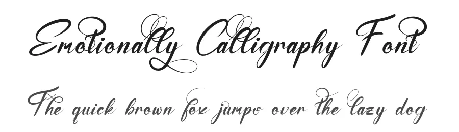 Emotionally Calligraphy Font by 177Studio — Script Handwritten Font
