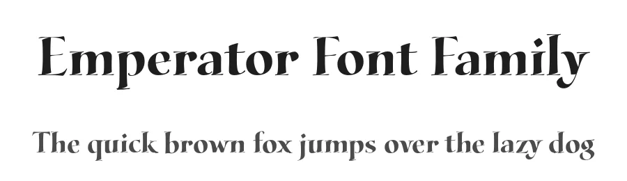 Emperator Font Family by Latinotype — Serif Font