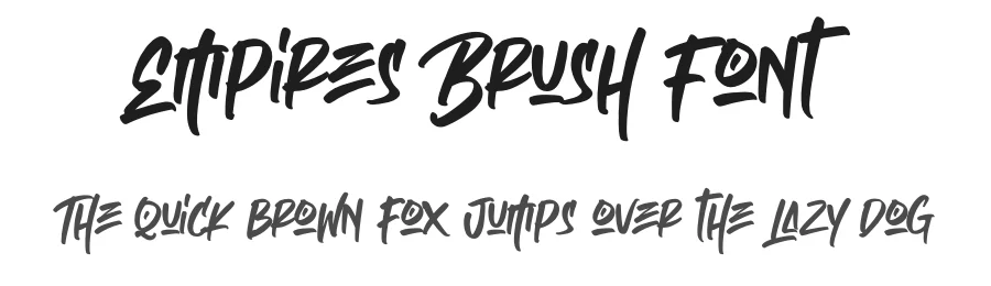 Empires Brush Font by MLKWSN — Script Handwritten Font