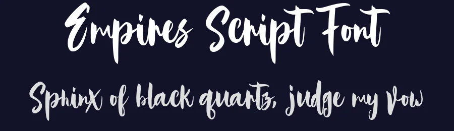 Empires Script Font by vaiminit — Script Handwritten Font — thumbnail 2