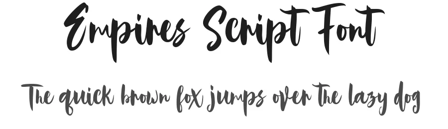 Empires Script Font by vaiminit — Script Handwritten Font