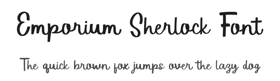 Emporium Sherlock Font by enxyclo — Decorative Font