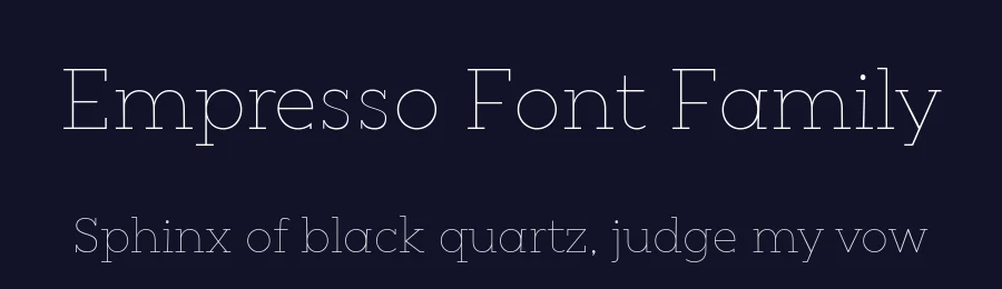 Empresso Font Family by Webhance Studio — Slab Serif Font — thumbnail 2