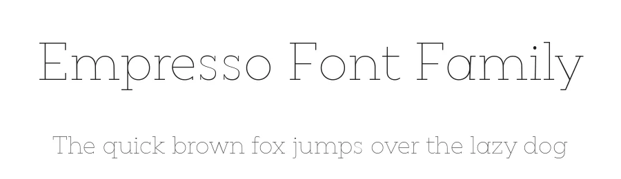 Empresso Font Family by Webhance Studio — Slab Serif Font