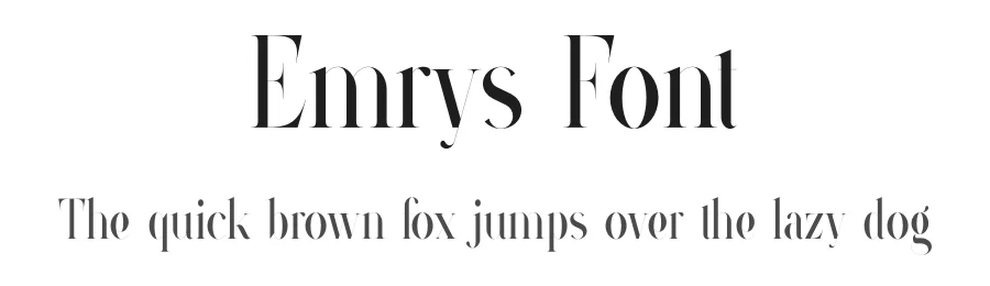 Emrys Font by vpcreativeshop — Display Font