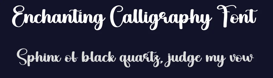Enchanting Calligraphy Font by andikastudio — Script Handwritten Font — thumbnail 2