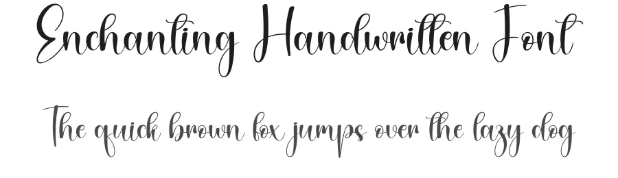 Enchanting Handwritten Font by andikastudio — Script Handwritten Font