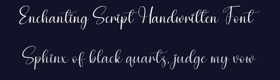 Enchanting Script Handwritten Font by andikastudio — Script Handwritten Font — thumbnail 2