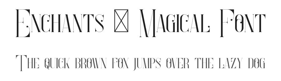 Enchants – Magical Font by vp_creative_shop — Decorative Font