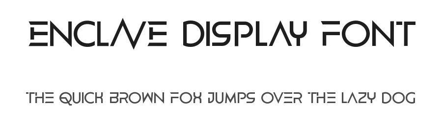 ENCLAVE Display Font by RaisProject — Sans Serif Font